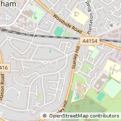 Map of Amersham, Buckinghamshire