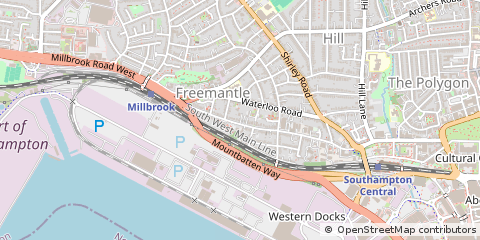 Map of Southampton