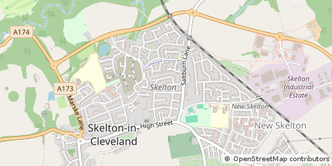 Map of Saltburn-by-the-SEA