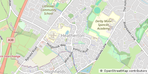 Map of Derby