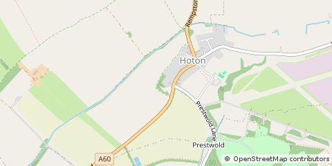 Map of Hoton, Leicestershire