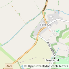 Map of Hoton, Leicestershire