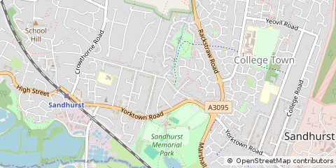 Map of Sandhurst