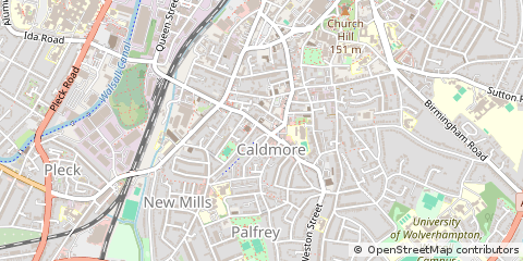 Map of Walsall