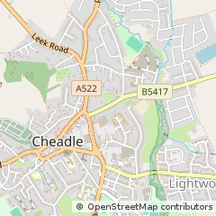 Map of Stoke on Trent