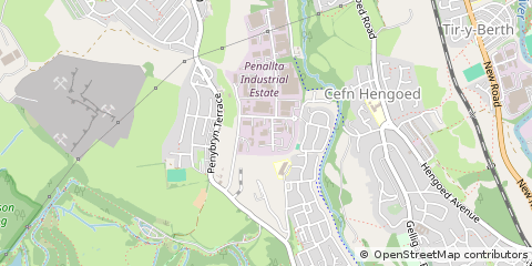 Map of Hengoed