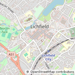 Map of Staffordshire