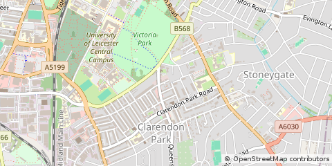 Map of Leicester