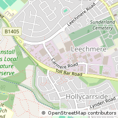 Map of Sunderland