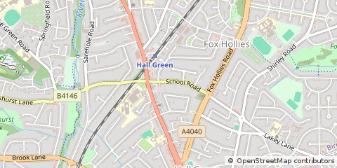 Map of Birmingham