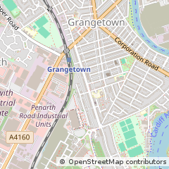 Map of Cardiff,