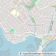 Map of Christchurch, Dorset