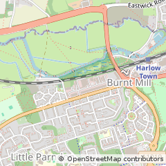 Map of Harlow, London