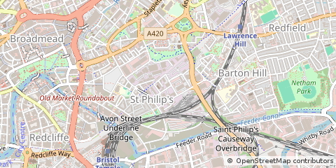 Map of Stonehouse, Gloucestershire