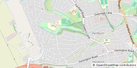 Map of Stockton-on-Tees
