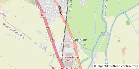 Map of Stafford, Staffordshire