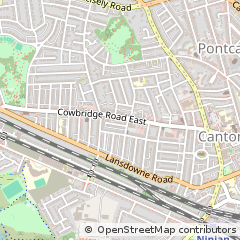 Map of Cardiff