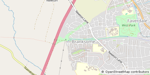 Map of Darlington
