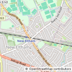 Map of NEW Eltham, London