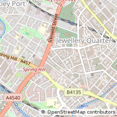 Map of Birmingham, West Midlands