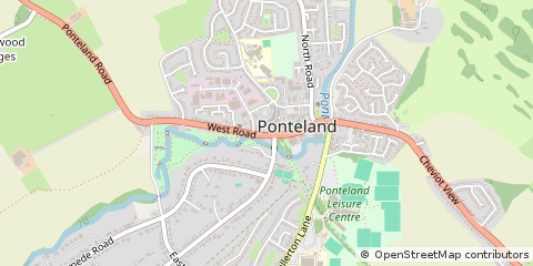 Map of Newcastle Upon Tyne