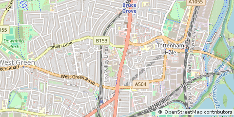Map of Tottenham, London