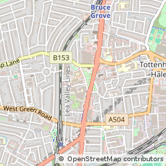Map of Tottenham, London