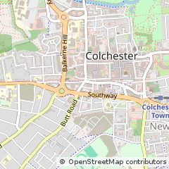 Map of Colchester