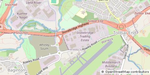 Map of Coventry, West Midlands