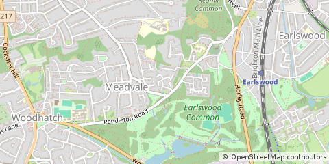 Map of Redhill