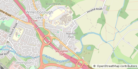 Map of Ashford