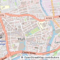 Map of Hull, East Yorkshire