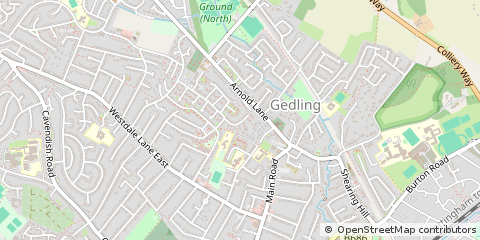 Map of Nottingham