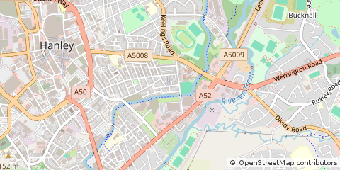 Map of Stoke-on-Trent