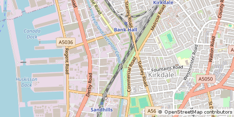 Map of Liverpool