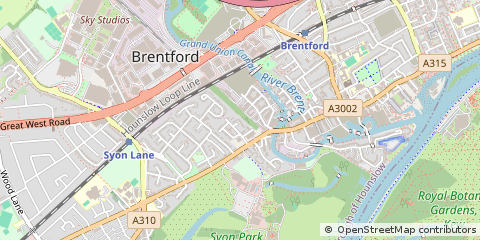 Map of Brentford