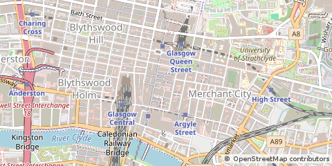 Map of Glasgow