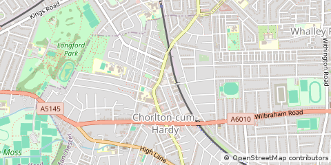 Map of Manchester