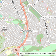 Map of Sheffield