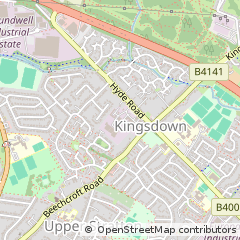 Map of Swindon, Wiltshire