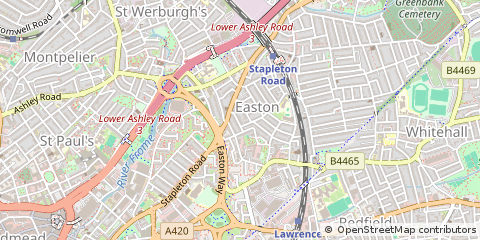 Map of Bristol