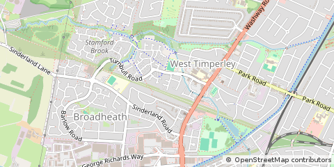 Map of Altrincham