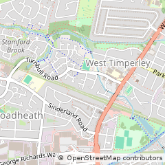Map of Altrincham