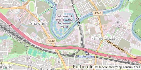 Map of Glasgow