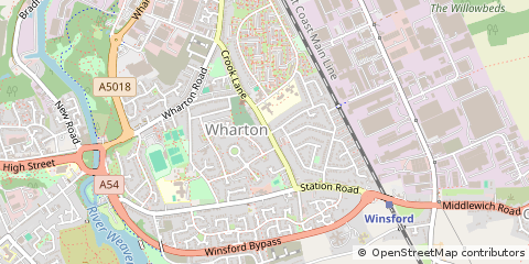 Map of Winsford, Cheshire