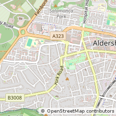 Map of Aldershot, Hampshire