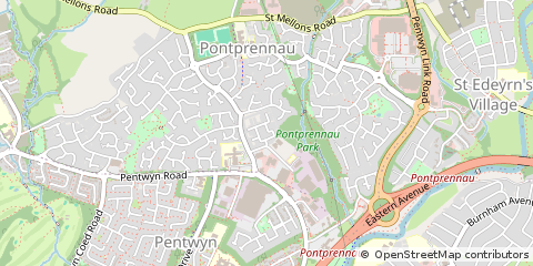 Map of Cardiff