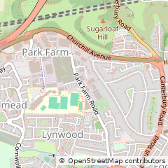 Map of Folkestone, Kent