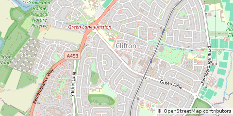 Map of Nottingham