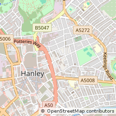 Map of Stoke-on-Trent